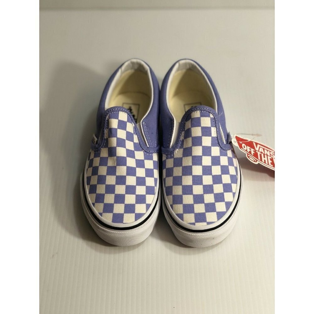 Vans Classic Slip On (Checkerboard) Pale Iris shoes - Picture 7 of 13